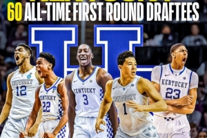 yabo-培养首轮秀最多的大学：肯塔基60个高居第一 杜克&amp;北卡紧随其后